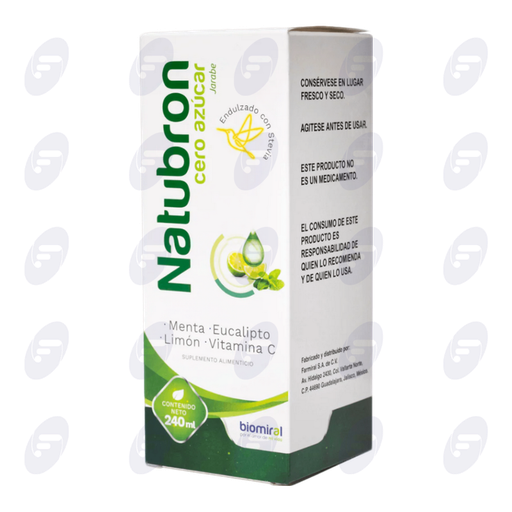 [199016] NATUBRON CERO AZUCAR CAJA C/FCO. 240 ML JBE