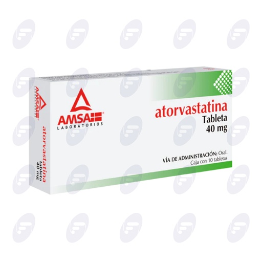 [020072] ATORVASTATINA  AMSA 40 MG CAJA C/10 TABS