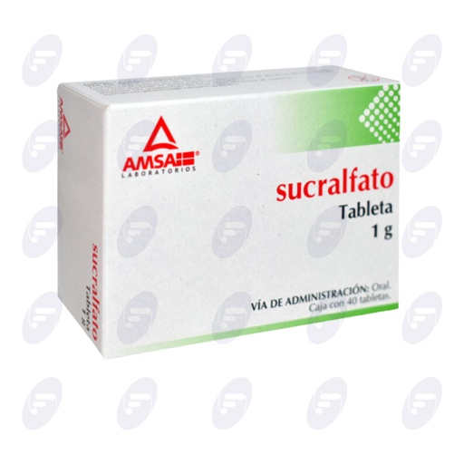 [020149] SUCRALFATO AMSA 1 GR CAJA C/40 TABLETAS