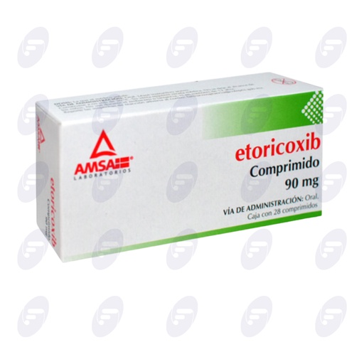[020150] ETORICOXIB  AMSA 90 MG CAJA C/28 COMPRIMIDOS