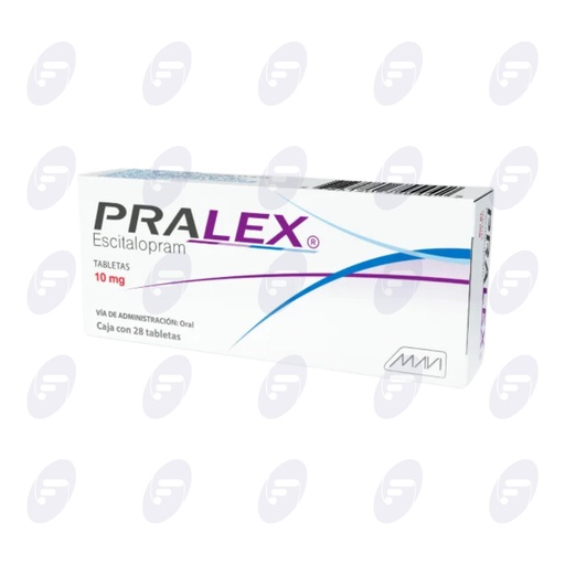 [107205] PRALEX 10 MG CAJA C/28 TABLETAS