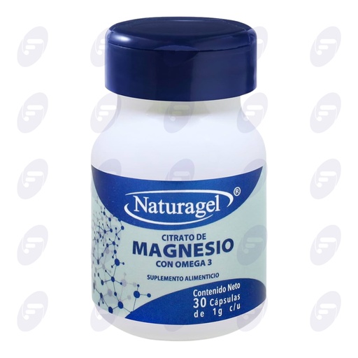 [155521] CITRATO DE MAGNESIO C/OMEGA 3 NATURAGEL FCO C/30 CAPS