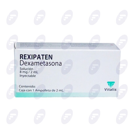 [155524] REXIPATEN 8MG/2ML CAJA C/1 AMPOLLETA
