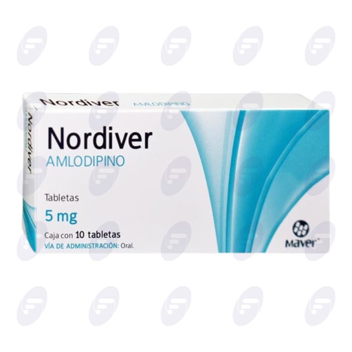 [031218] NORDIVER  5MG. CAJA C/10 TABS.