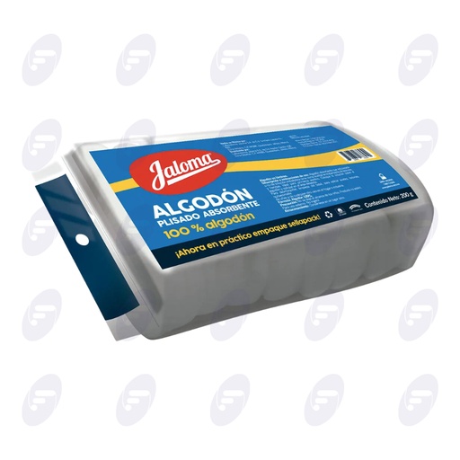 [155533] ALGODON ABSORBENTE PLISADO JALOMA BOLSA C/ 200 GRS