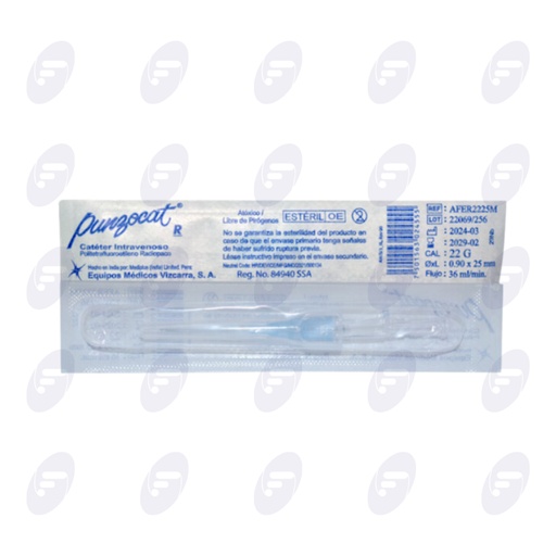 [155541] PUNZOCAT VIZCARRA CATETER IV CAL 22G