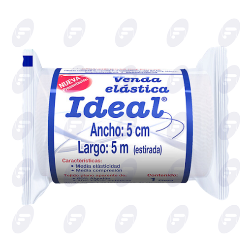 [155547] VENDA ELASTICA IDEAL 5CMX5MTS  BOLSA C/1 PIEZA