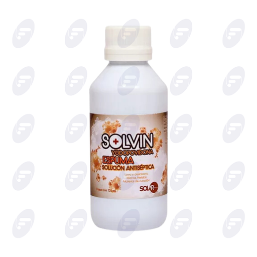 [007055] SOLVIN ESPUMA SOLUCION ANTISEPTICA FRASCO C/120 ML SOLUCION