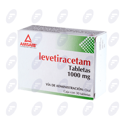 [020161] LEVETIRACETAM AMSA 1000 MG CAJA C/30 TABLETAS 