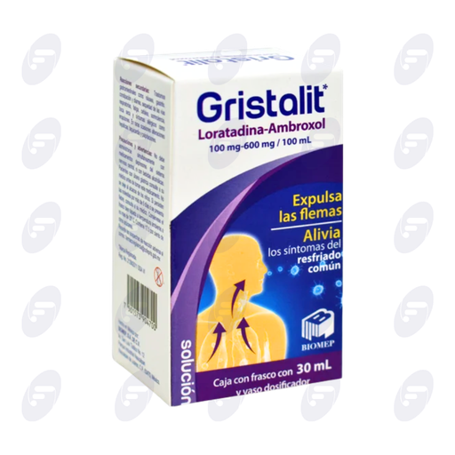 [151111] GRISTALIT 100MG,600MG/100ML CAJA C/FCO C/30 ML SOLUCION