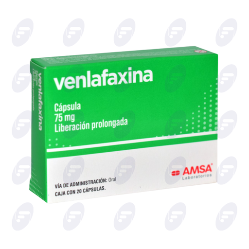 [020163] VENLAFAXINA AMSA 75MG CAJA C/20 CAPS